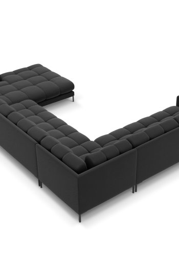 MICADONI  Venstre hjrnesofa i flyel, Mamaia, 7 seter, 327x256x75