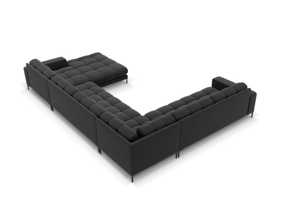 MICADONI  Venstre hjrnesofa i flyel, Mamaia, 7 seter, 327x256x75