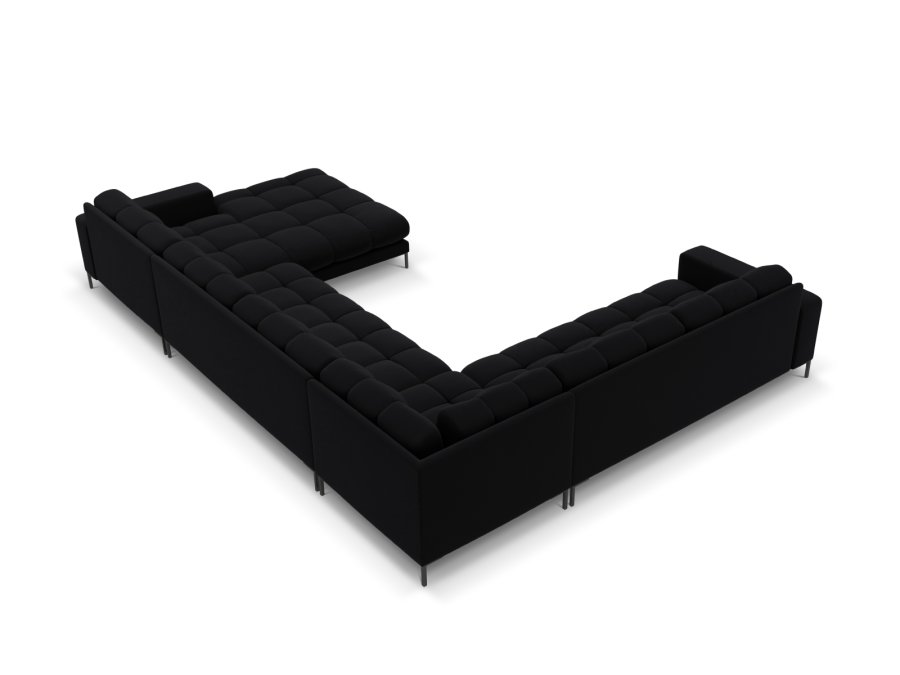 MICADONI  Venstre hjrnesofa i flyel, Mamaia, 7 seter, 327x256x75