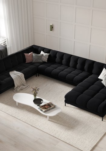 MICADONI  Venstre hjrnesofa i flyel, Mamaia, 7 seter, 327x256x75