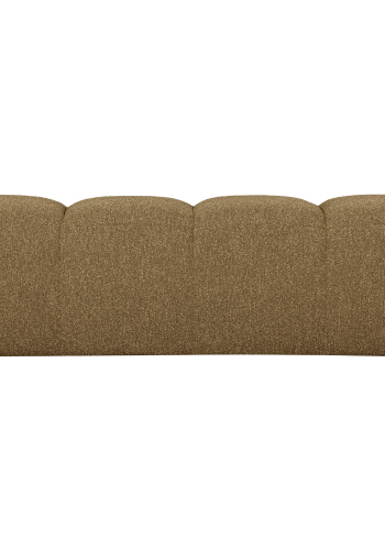 WOOOD MOJO MATBÄNK 164 CM BOUCLE GUL/BRUN MELANGE MELANGE