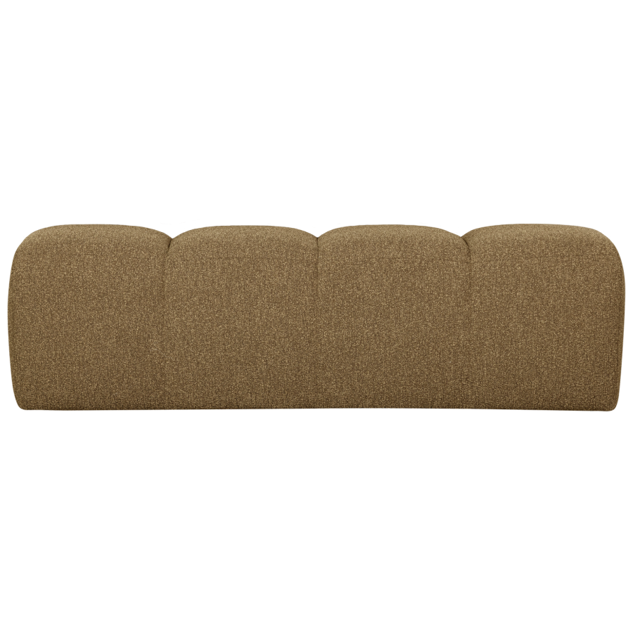 WOOOD MOJO MATBÄNK 164 CM BOUCLE GUL/BRUN MELANGE MELANGE