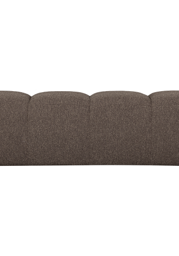 WOOOD MOJO MATBÄNK 164 CM BOUCLE BRUN MELANGE