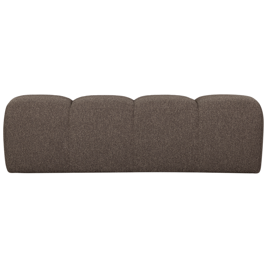 WOOOD MOJO MATBÄNK 164 CM BOUCLE BRUN MELANGE