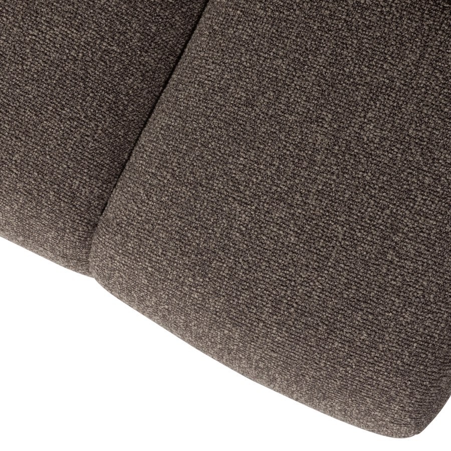 WOOOD MOJO MATBÄNK 164 CM BOUCLE BRUN MELANGE