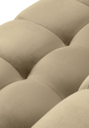 MICADONI  Panoramahjrnesofa til hyre i flyel, Mamaia, 7 seter, 327x256x75