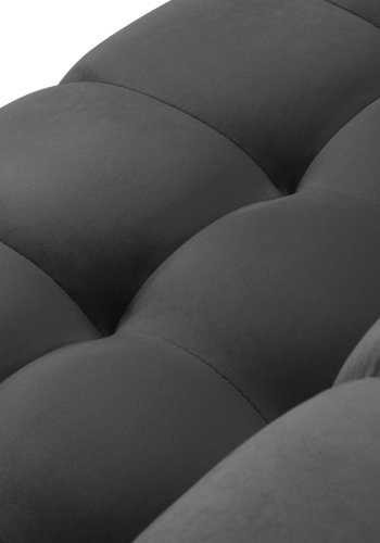 MICADONI  Panoramahjrnesofa til hyre i flyel, Mamaia, 7 seter, 327x256x75