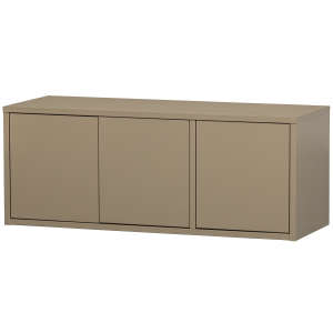 WOOOD Turner TV-bord, m. 3 lger og 2 hylder - brun fyrretr (120x44)