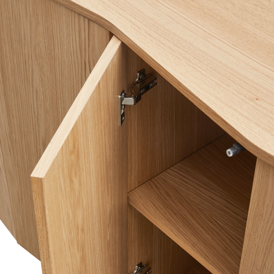 WOOOD ZUMA SKÄNK 200CM EK TRANSPARENT [fsc]