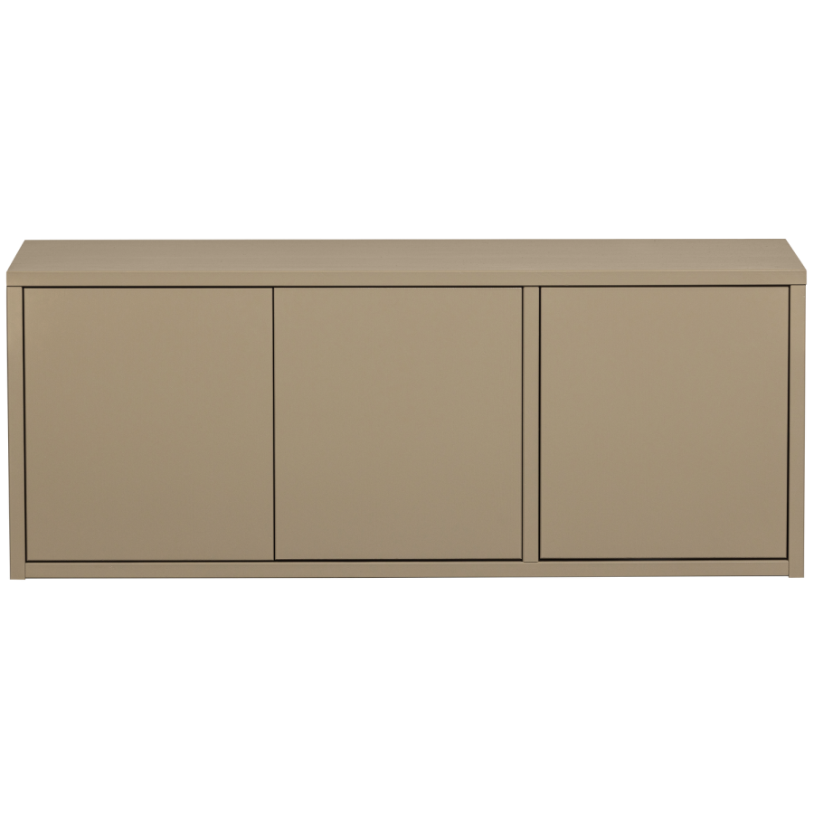 WOOOD Turner TV-bord, m. 3 lger og 2 hylder - brun fyrretr (120x44)