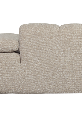 WOOOD MOJO 1-personers sofa med armln, hjre, Boucle, beige meleret