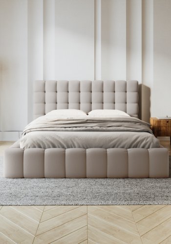 MICADONI  Seng med oppbevaring og hodegavl, Mamaia, 230x165x125