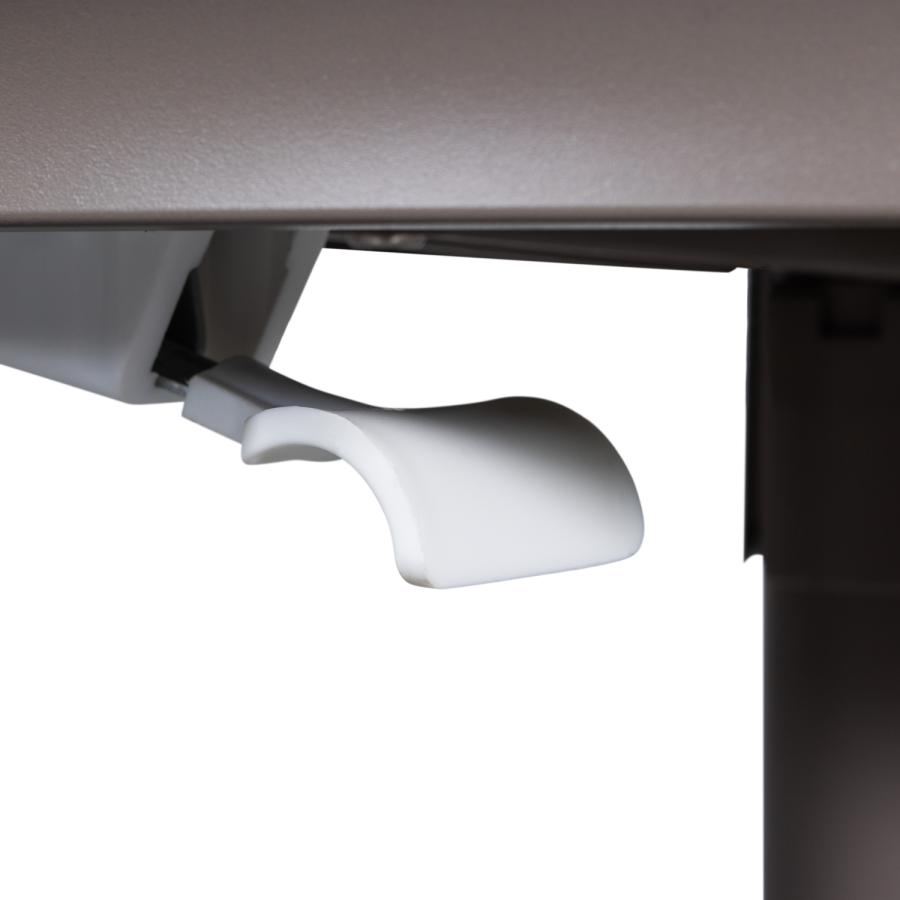 WOOOD JEPPE HÖJDJUSTERBART BARBORD FÖR TRÄDGRD I ALUMINIUM BRUN/GR