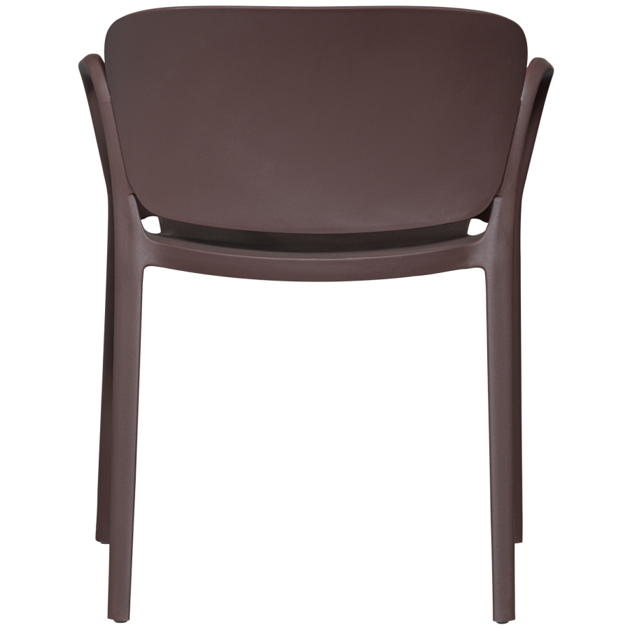 WOOOD BENT HAVESTOL PLASTIK LILLA/BRUN