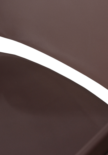 WOOOD BENT HAVESTOL PLASTIK LILLA/BRUN