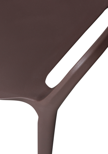 WOOOD BENT HAVESTOL PLASTIK LILLA/BRUN