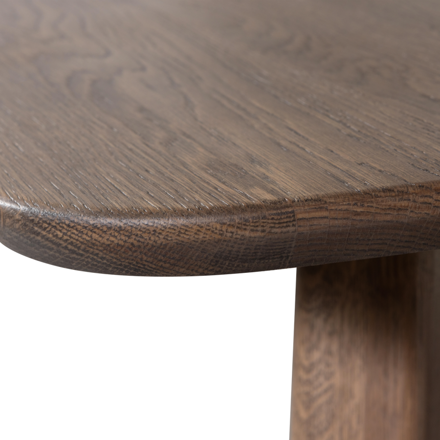 WOOOD TABLO BORD DANSK OVAL TGL 180x100CM CASHMERE BRUN [fsc]