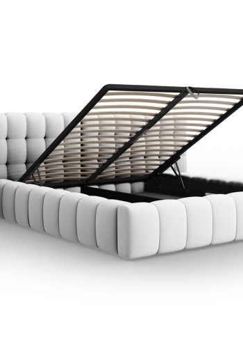 MICADONI  Seng med oppbevaring og dobbel hodegavl, Mamaia, 230x200x100