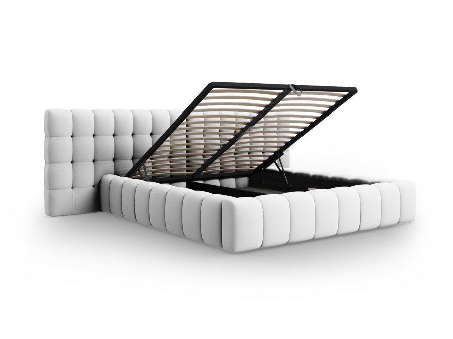 MICADONI  Seng med oppbevaring og dobbel hodegavl, Mamaia, 230x200x100