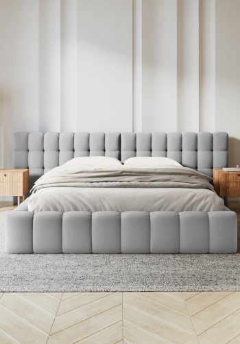 MICADONI  Seng med oppbevaring og dobbel hodegavl, Mamaia, 230x200x100