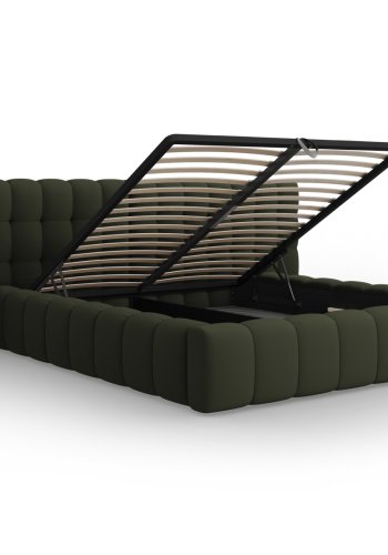 MICADONI  Seng med oppbevaring og dobbel hodegavl, Mamaia, 230x200x100