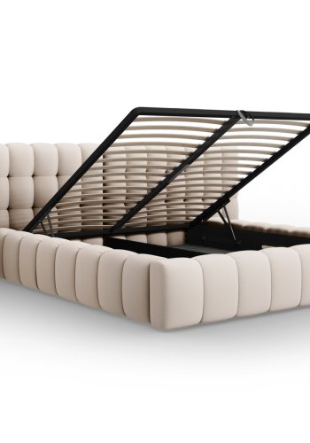 MICADONI  Seng med oppbevaring og dobbel hodegavl, Mamaia, 230x250x100