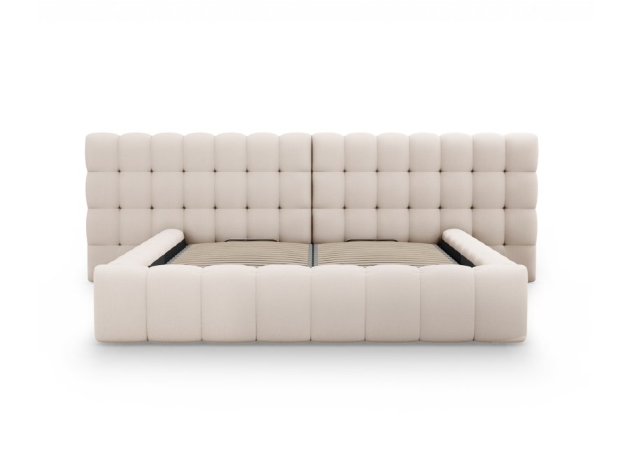 MICADONI  Seng med oppbevaring og dobbel hodegavl, Mamaia, 230x300x100