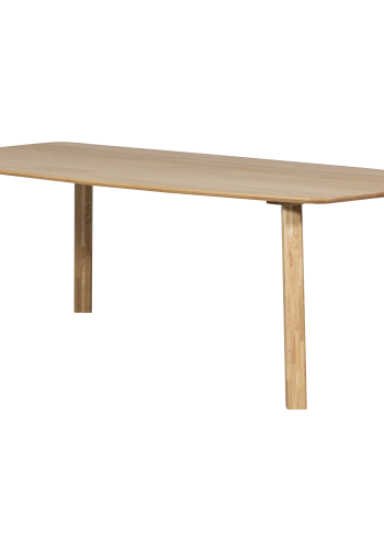 WOOOD TABLO BORD DANSK OVAL TGL 220x100CM TRANSPARANT [fsc]