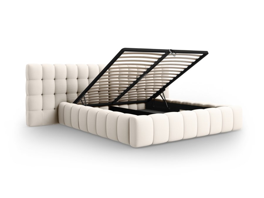 MICADONI  Seng med oppbevaring og dobbel hodegavl, Mamaia, 230x350x100