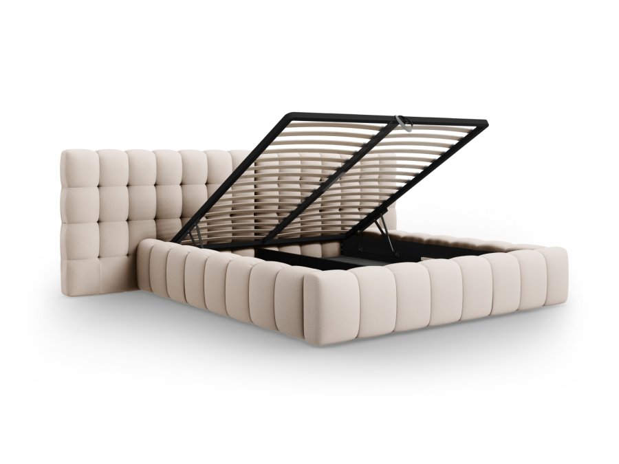 MICADONI  Seng med oppbevaring og dobbel hodegavl, Mamaia, 230x350x100