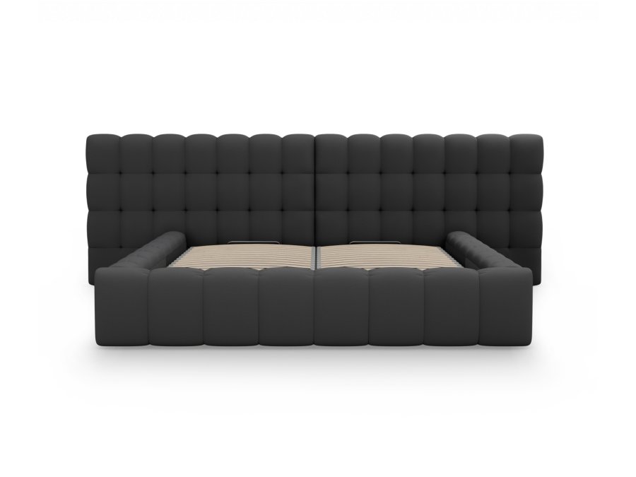 MICADONI  Seng med oppbevaring og dobbel hodegavl, Mamaia, 230x350x100