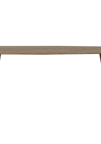 WOOOD Tablo spisebord, oval - cashmere brun egetr� (220x100)