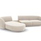 MICADONI  Modulsofa i flyel, venstre, Miley, 3 seter, 300x145x70