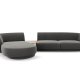 MICADONI  Modulsofa i flyel, venstre, Miley, 3 seter, 300x145x70