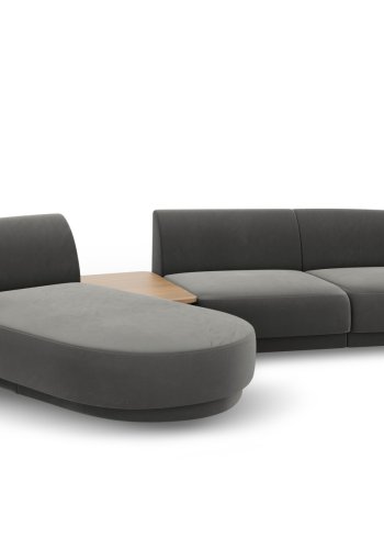 MICADONI  Modulsofa i flyel, venstre, Miley, 3 seter, 300x145x70