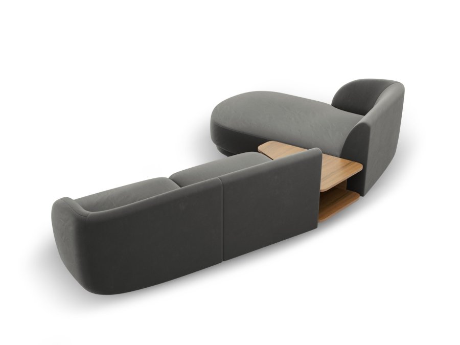 MICADONI  Modulsofa i flyel, venstre, Miley, 3 seter, 300x145x70