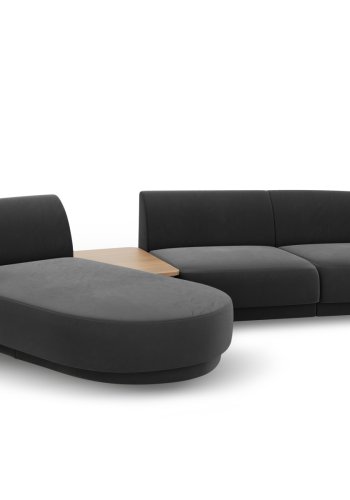 MICADONI  Modulsofa i flyel, venstre, Miley, 3 seter, 300x145x70
