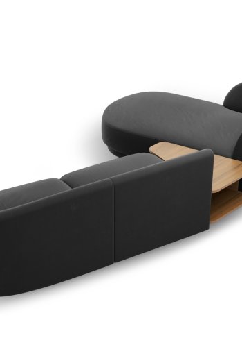 MICADONI  Modulsofa i flyel, venstre, Miley, 3 seter, 300x145x70