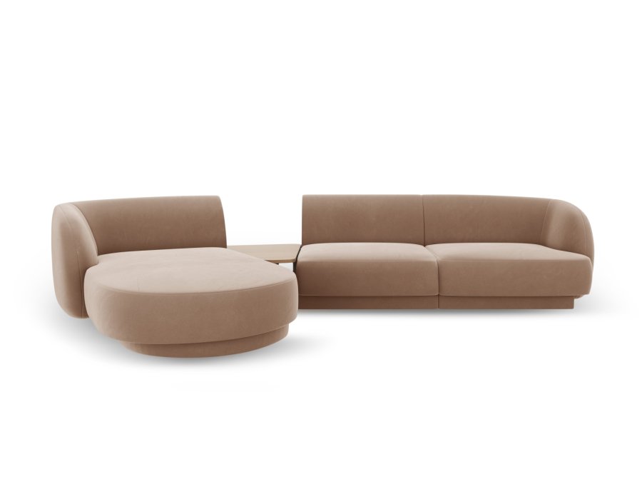 MICADONI  Modulsofa i flyel, venstre, Miley, 3 seter, 300x145x70