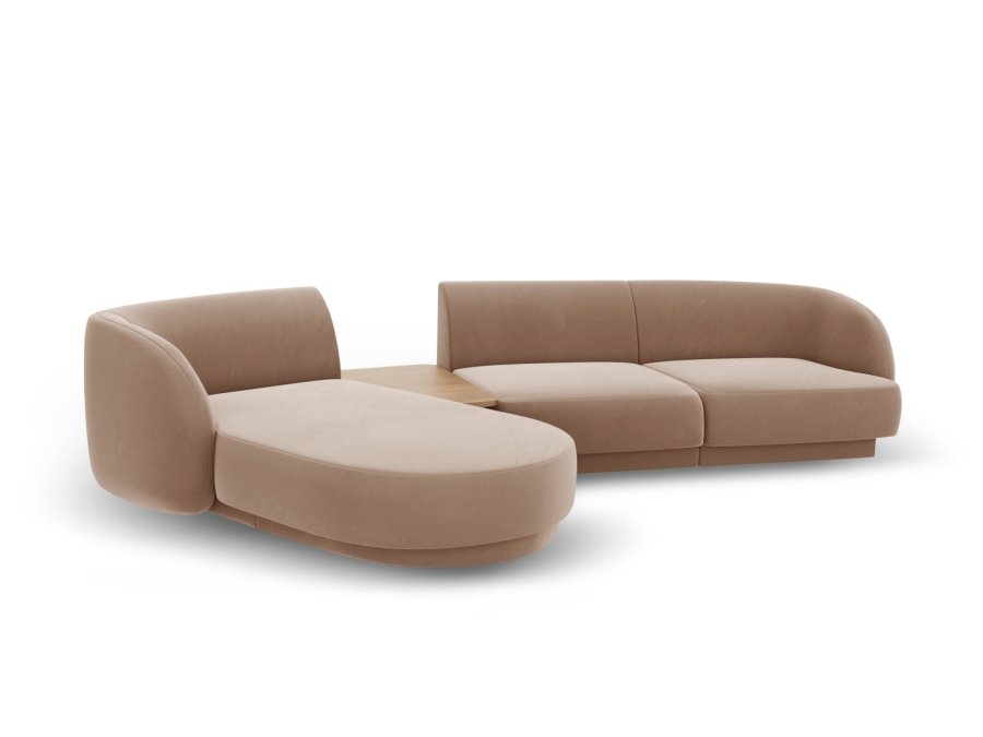 MICADONI  Modulsofa i flyel, venstre, Miley, 3 seter, 300x145x70