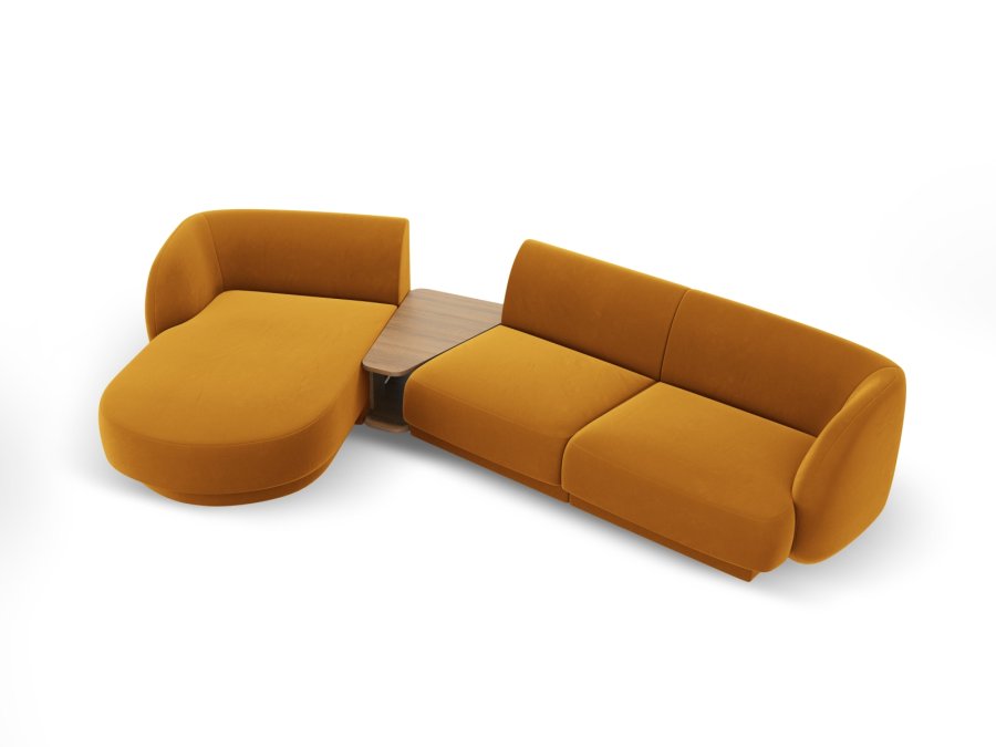 MICADONI  Modulsofa i flyel, venstre, Miley, 3 seter, 300x145x70
