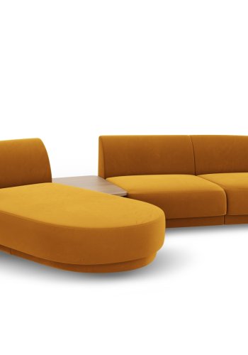 MICADONI  Modulsofa i flyel, venstre, Miley, 3 seter, 300x145x70