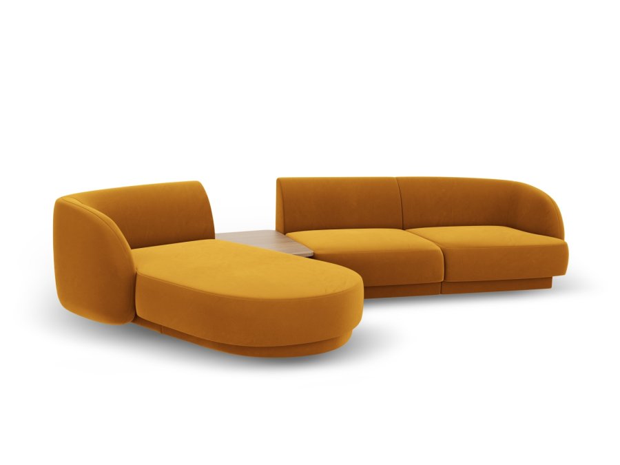 MICADONI  Modulsofa i flyel, venstre, Miley, 3 seter, 300x145x70