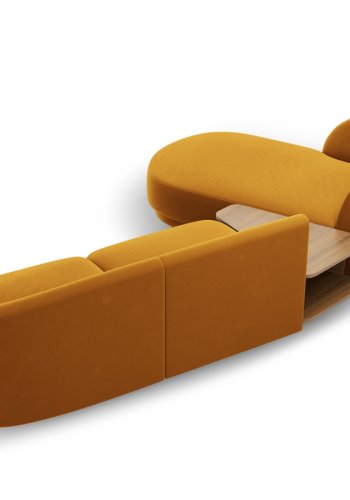 MICADONI  Modulsofa i flyel, venstre, Miley, 3 seter, 300x145x70