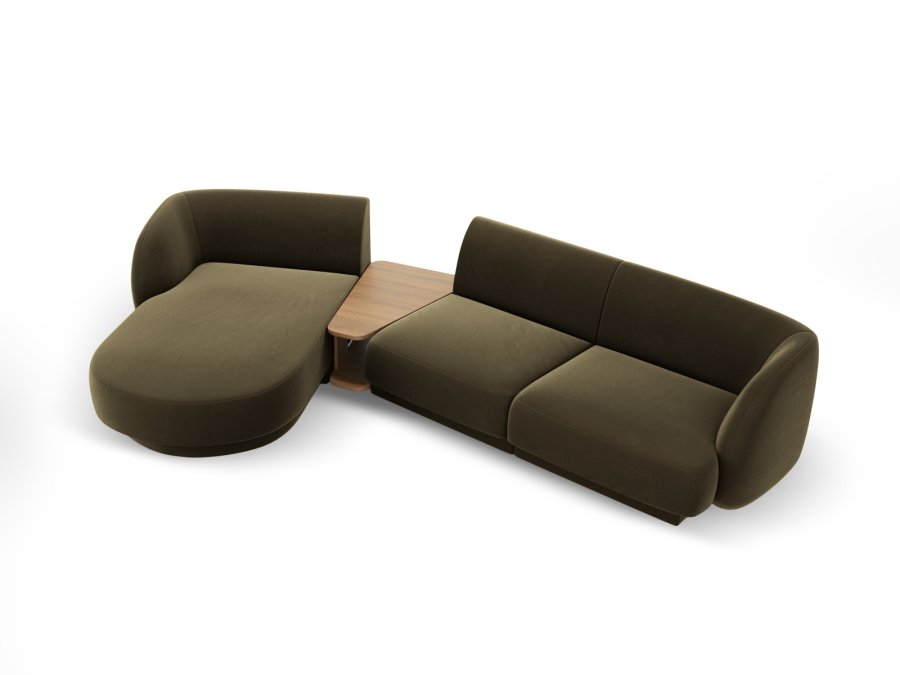MICADONI  Modulsofa i flyel, venstre, Miley, 3 seter, 300x145x70