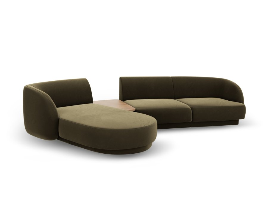 MICADONI  Modulsofa i flyel, venstre, Miley, 3 seter, 300x145x70