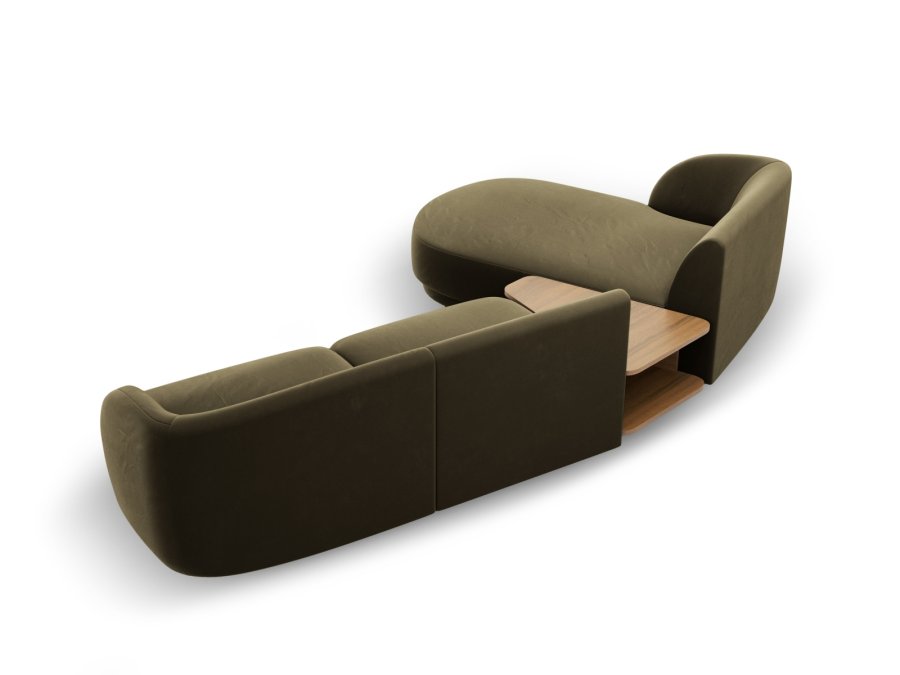 MICADONI  Modulsofa i flyel, venstre, Miley, 3 seter, 300x145x70