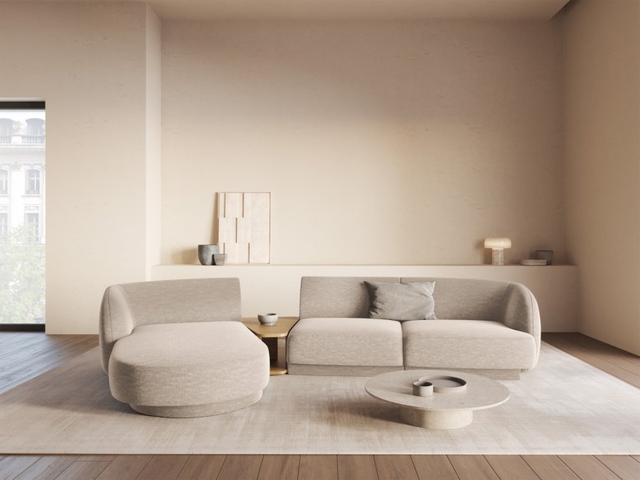 MICADONI  Modulsofa til venstre, Miley, 3 seter, 300x145x70