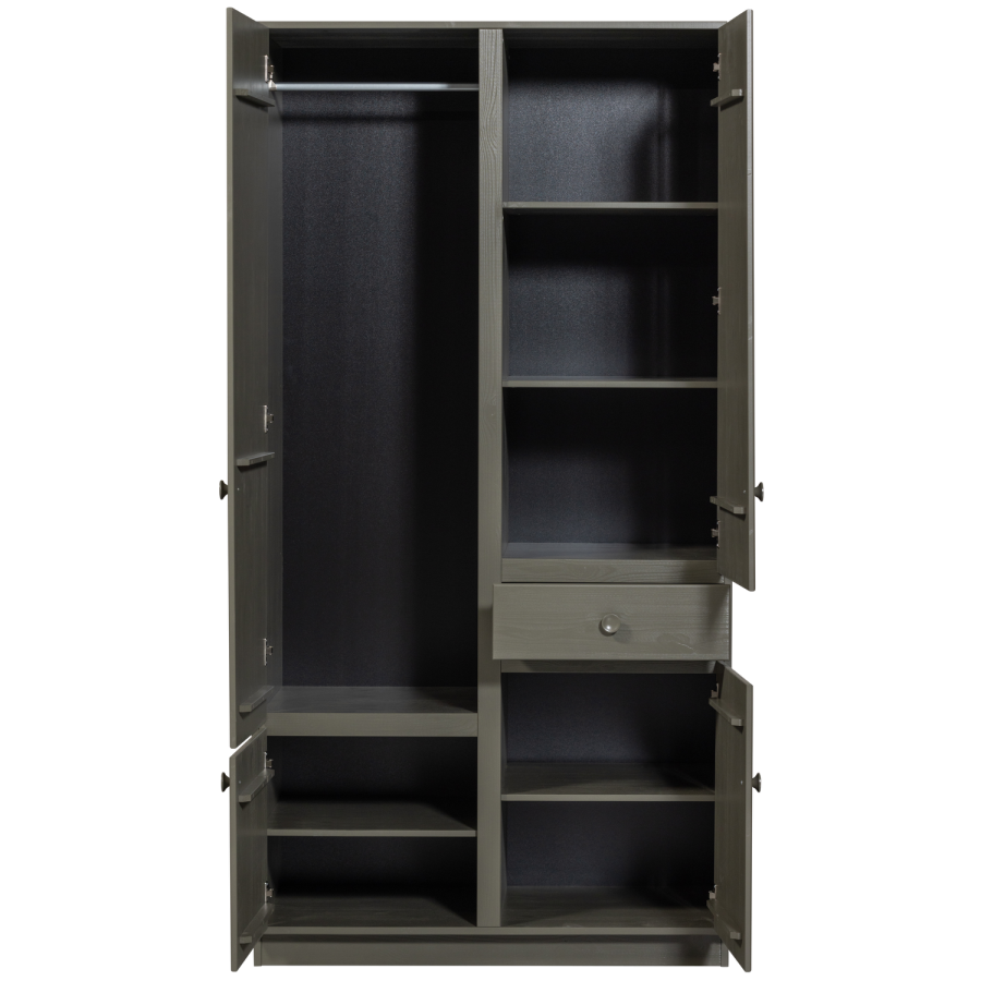 WOOOD ALFIE GARDEROB 107 CM FURU [fsc]
