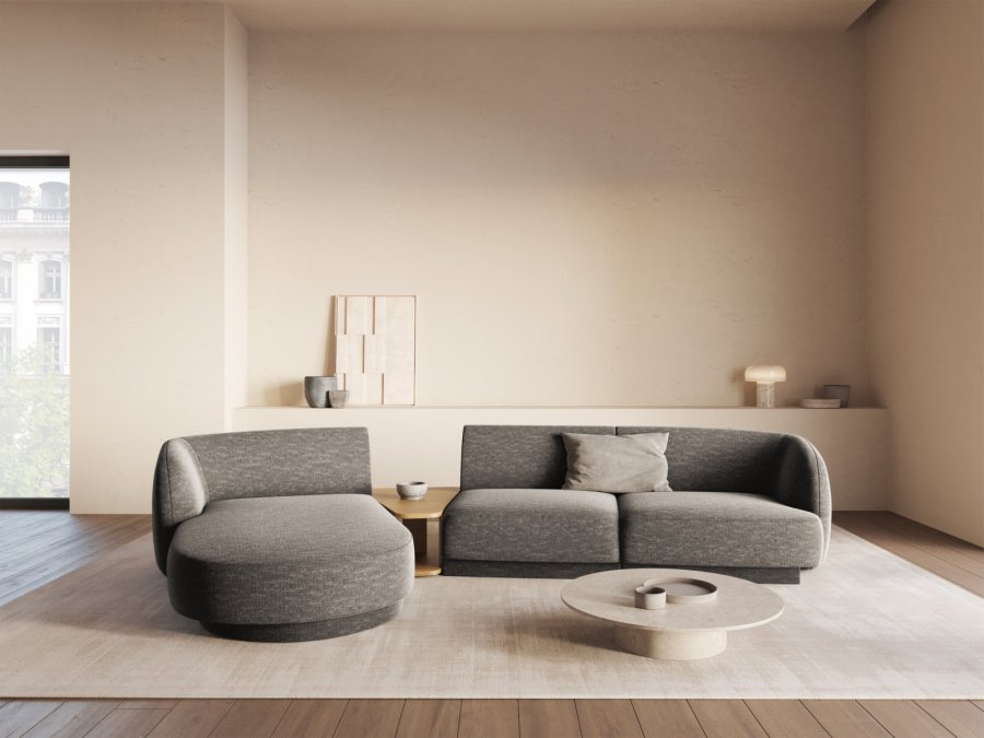 MICADONI  Modulsofa til venstre, Miley, 3 seter, 300x145x70